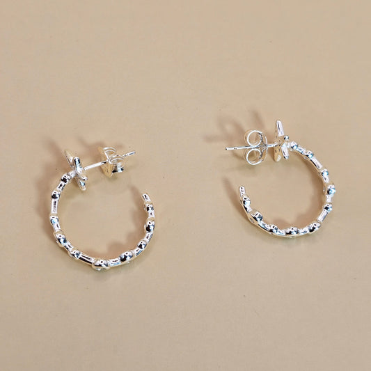 Aro Plata 925 Argolla Esferas