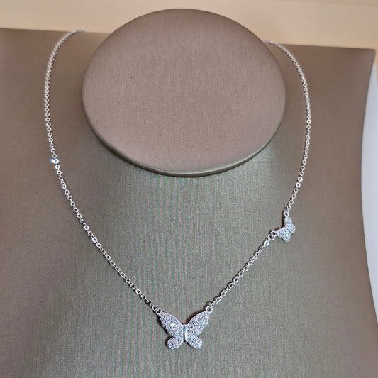 Collar Plata 925 Mariposa