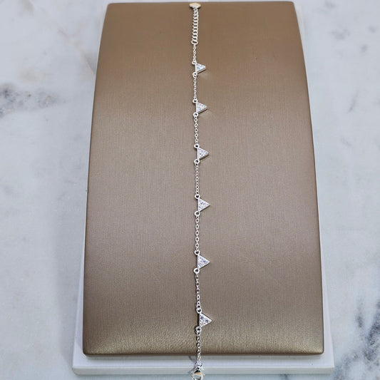 Pulsera Plata 925 Triangulos