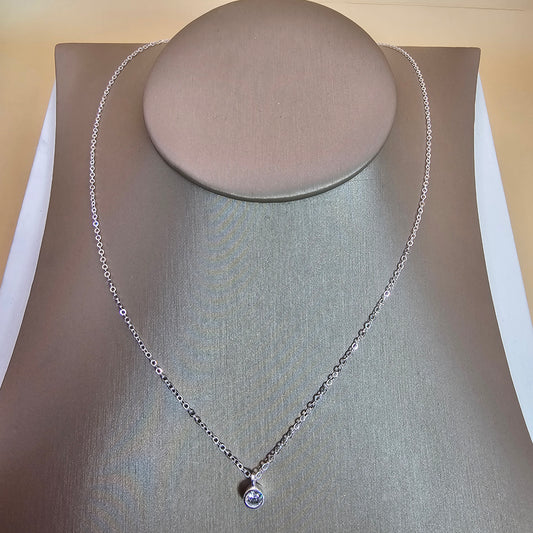 Collar Plata 925 Punto de Luz