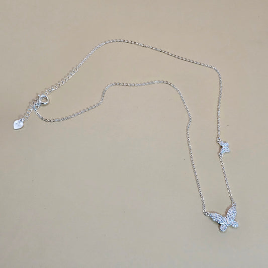 Collar Plata 925 Mariposa