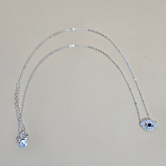 Collar Plata 925 Ojo Turco