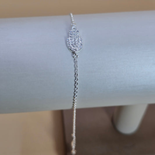 Pulsera Plata 925 Mano de Fatima