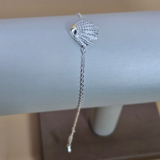 Pulsera Plata 925 Concha Marina