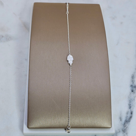 Pulsera Plata 925 Mano de Fatima