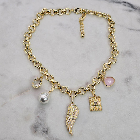 Collar Baño de Oro Charms Bella Fortuna